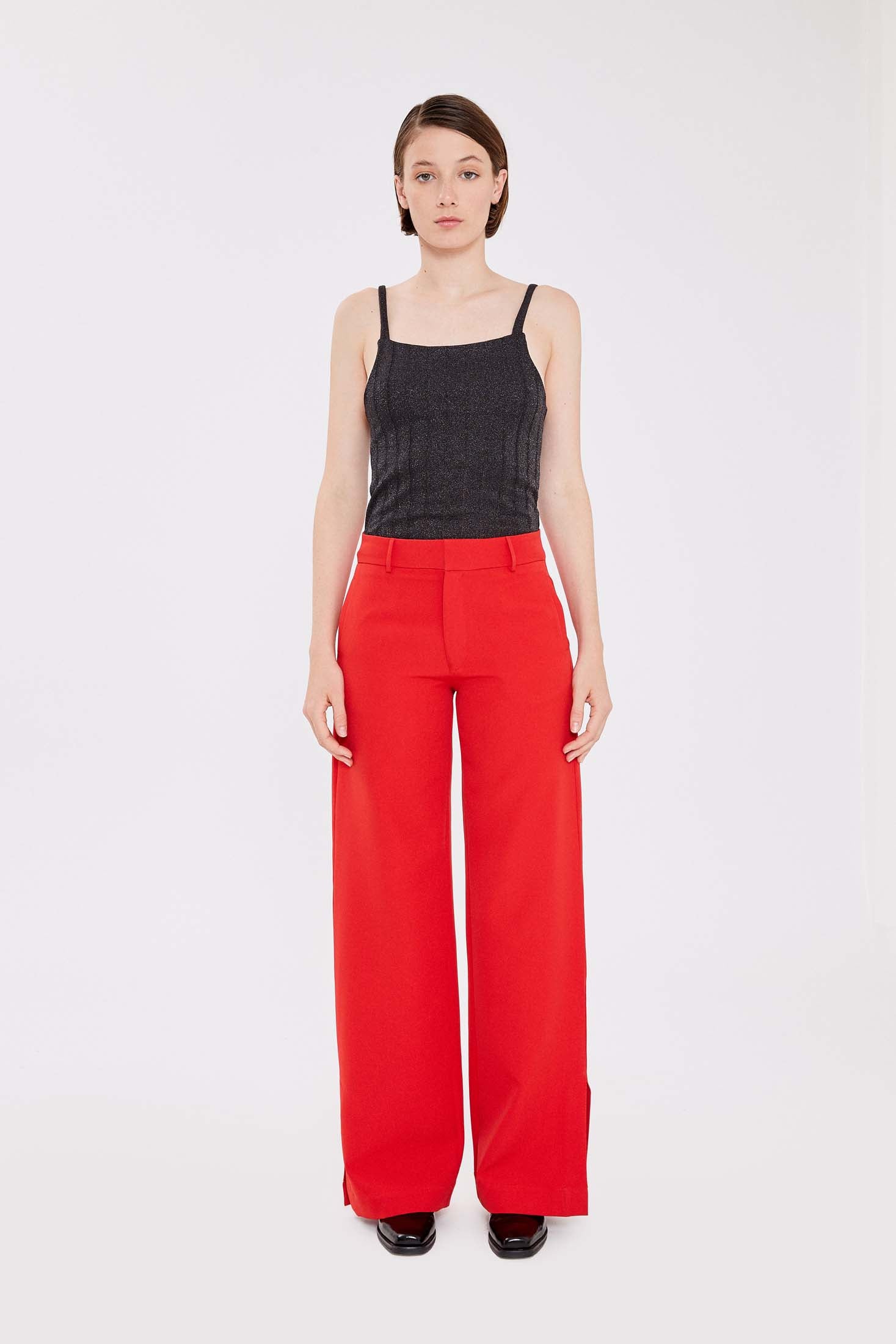 PANTALON HOLIDAY ROJO