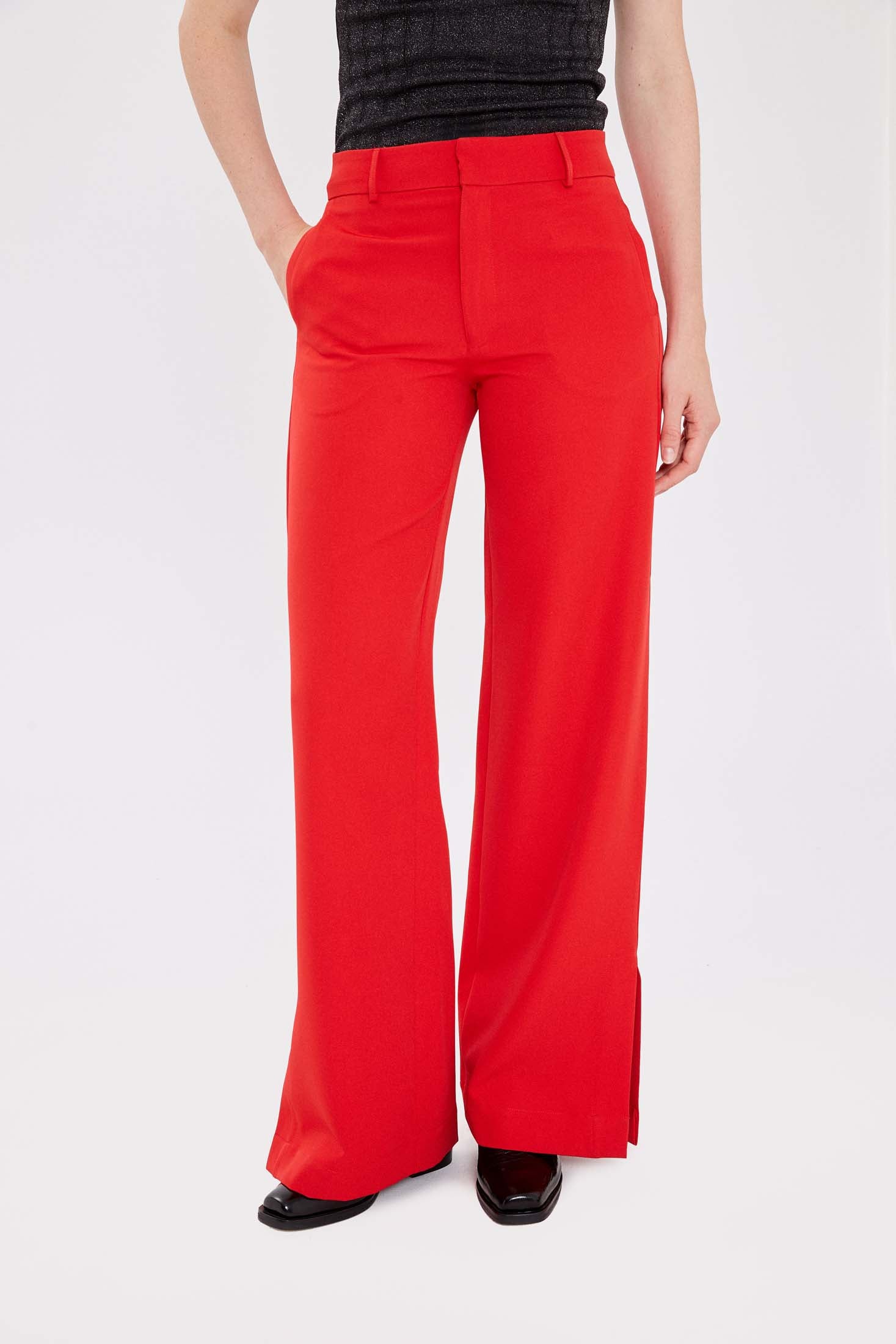 PANTALON HOLIDAY ROJO