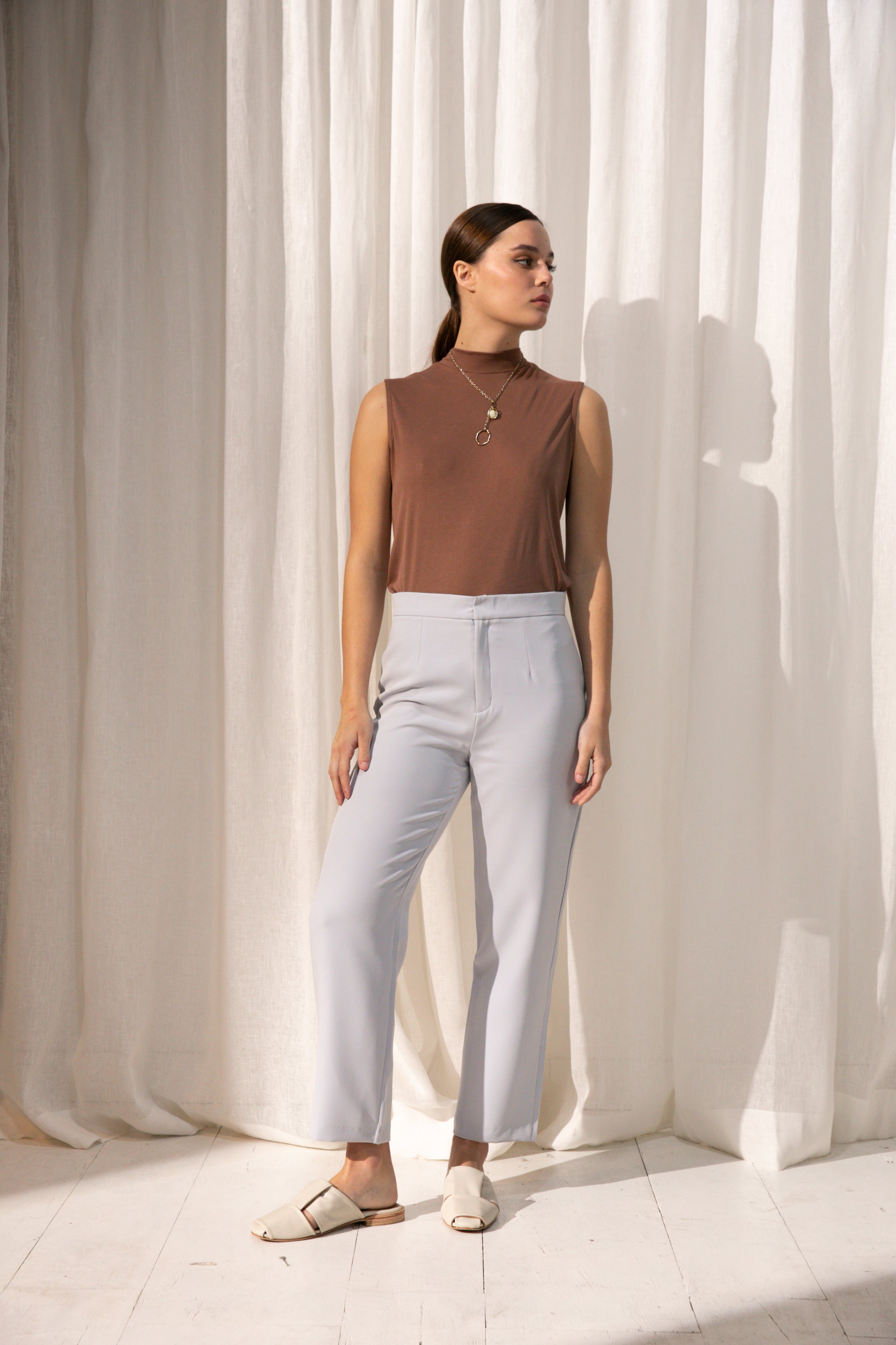PANTALÓN OFELIA CELESTE