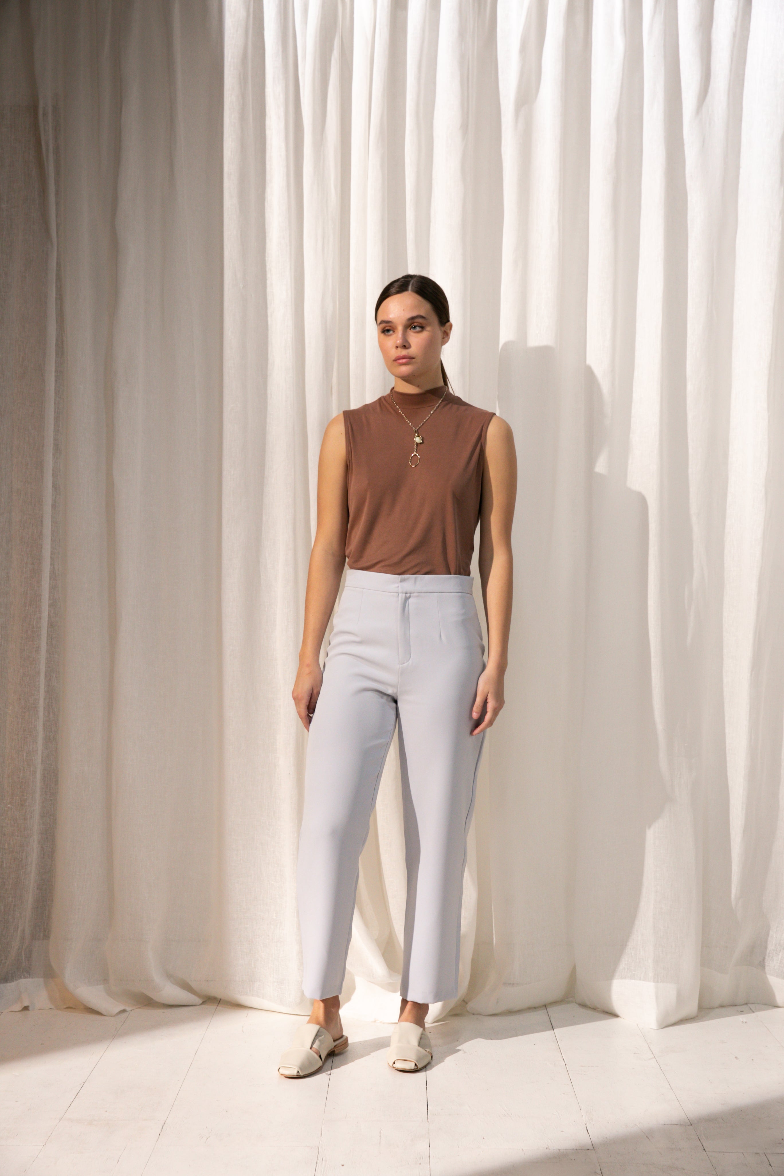 PANTALÓN OFELIA CELESTE