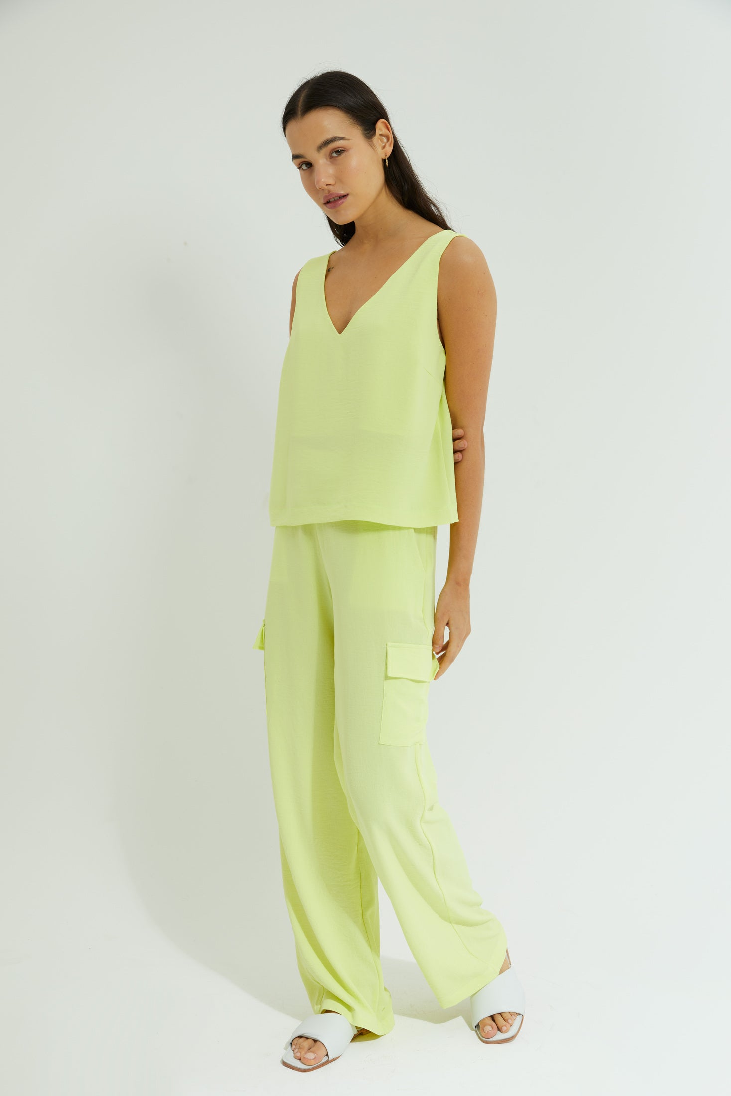 PANTALON POLLOCK AMARILLO