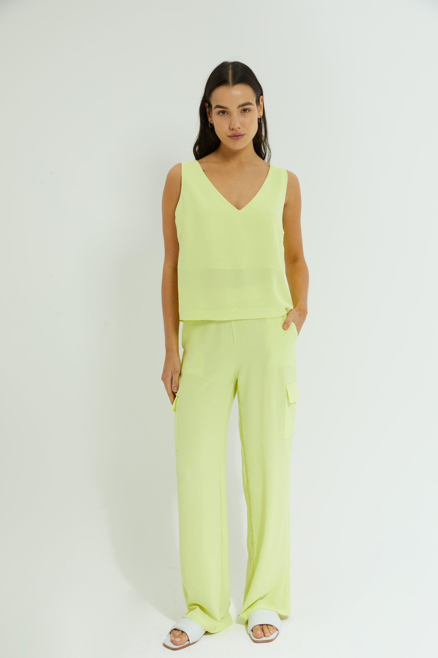 PANTALON POLLOCK AMARILLO