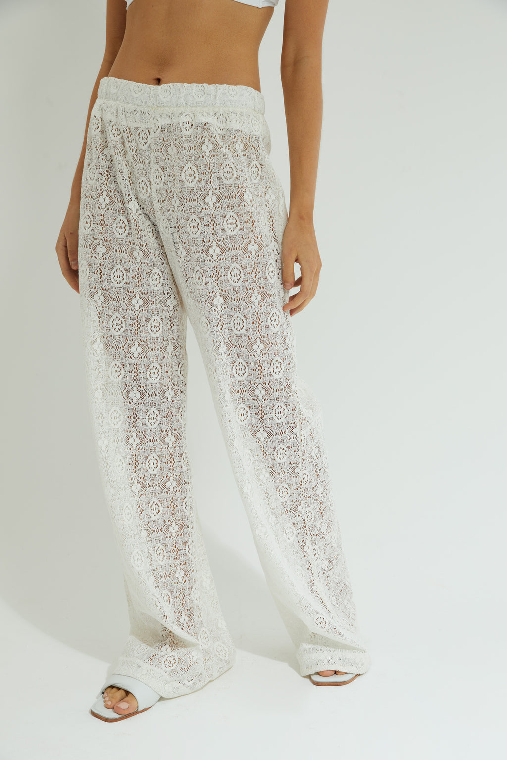 PANTALON POUSSIN OFF WHITE