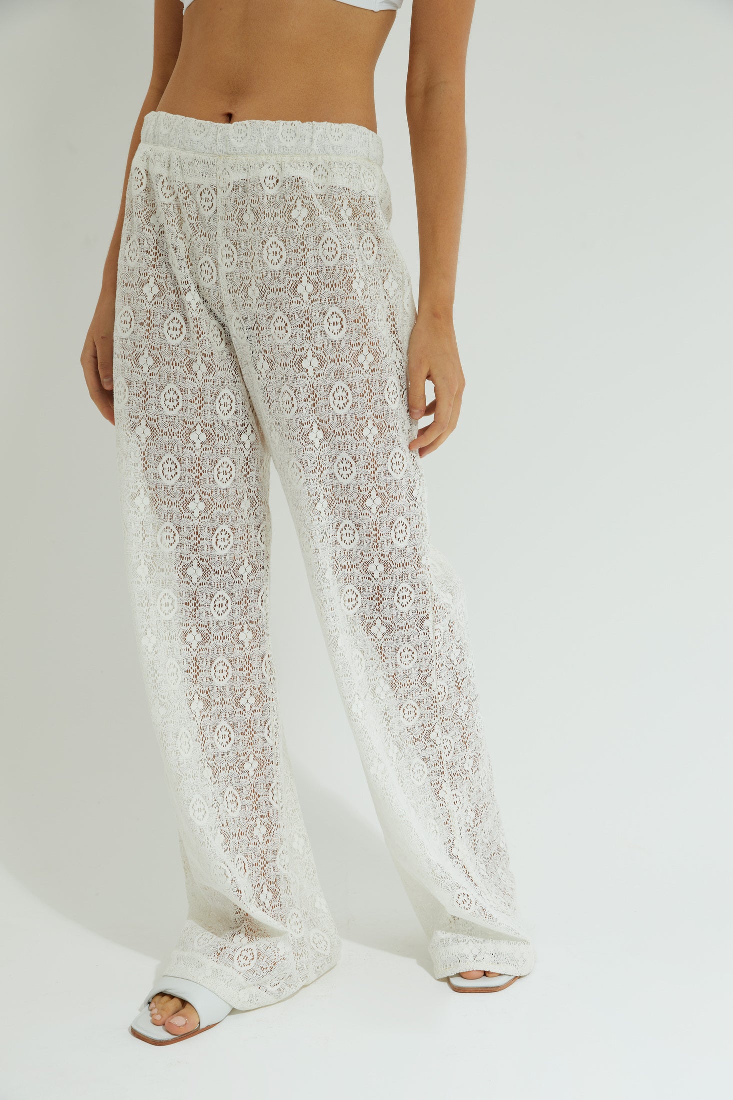 PANTALON POUSSIN OFF WHITE