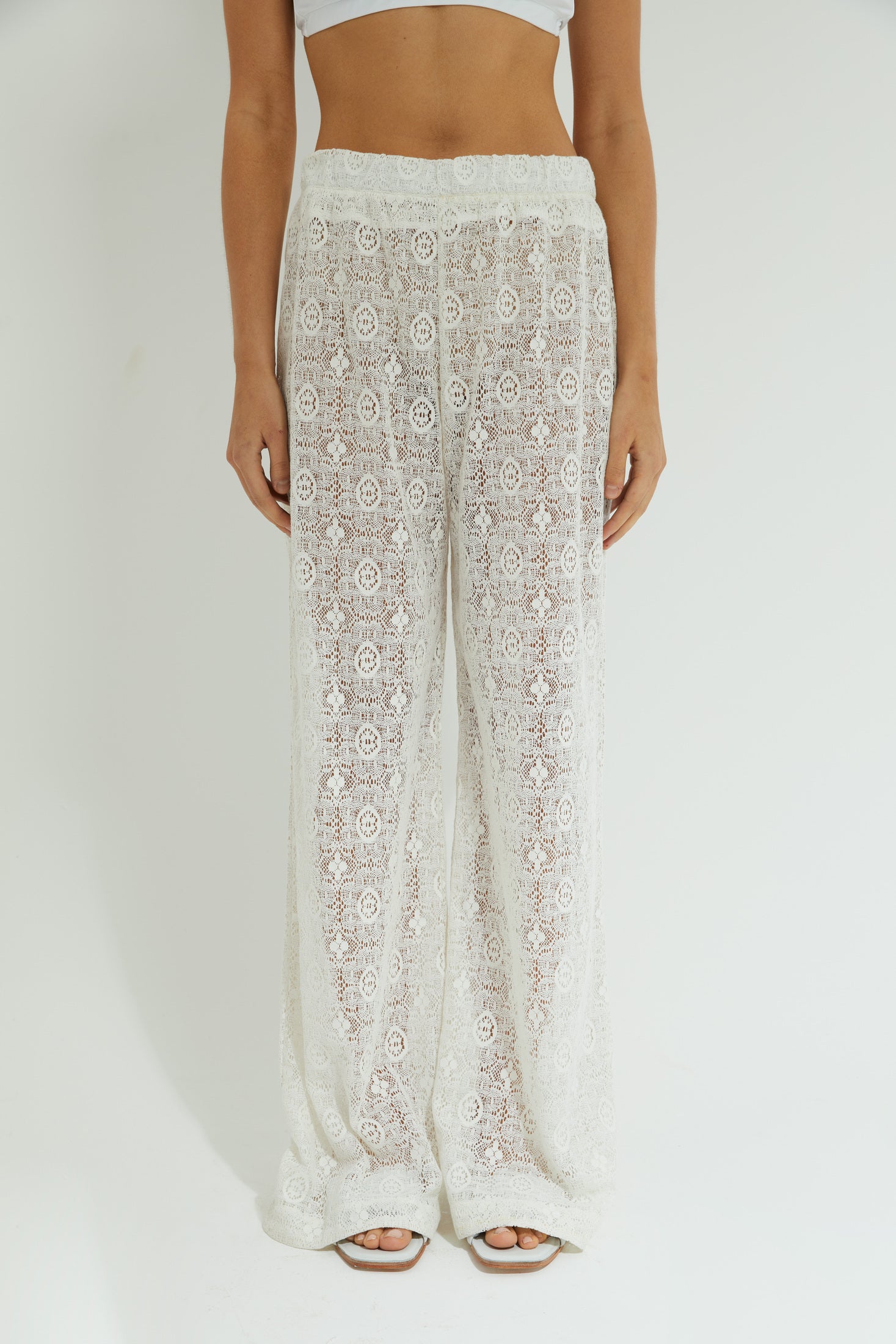 PANTALON POUSSIN OFF WHITE