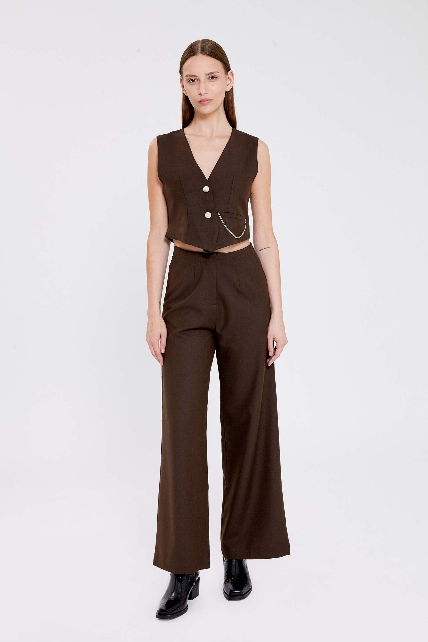 PANTALON WELCH MARRÓN