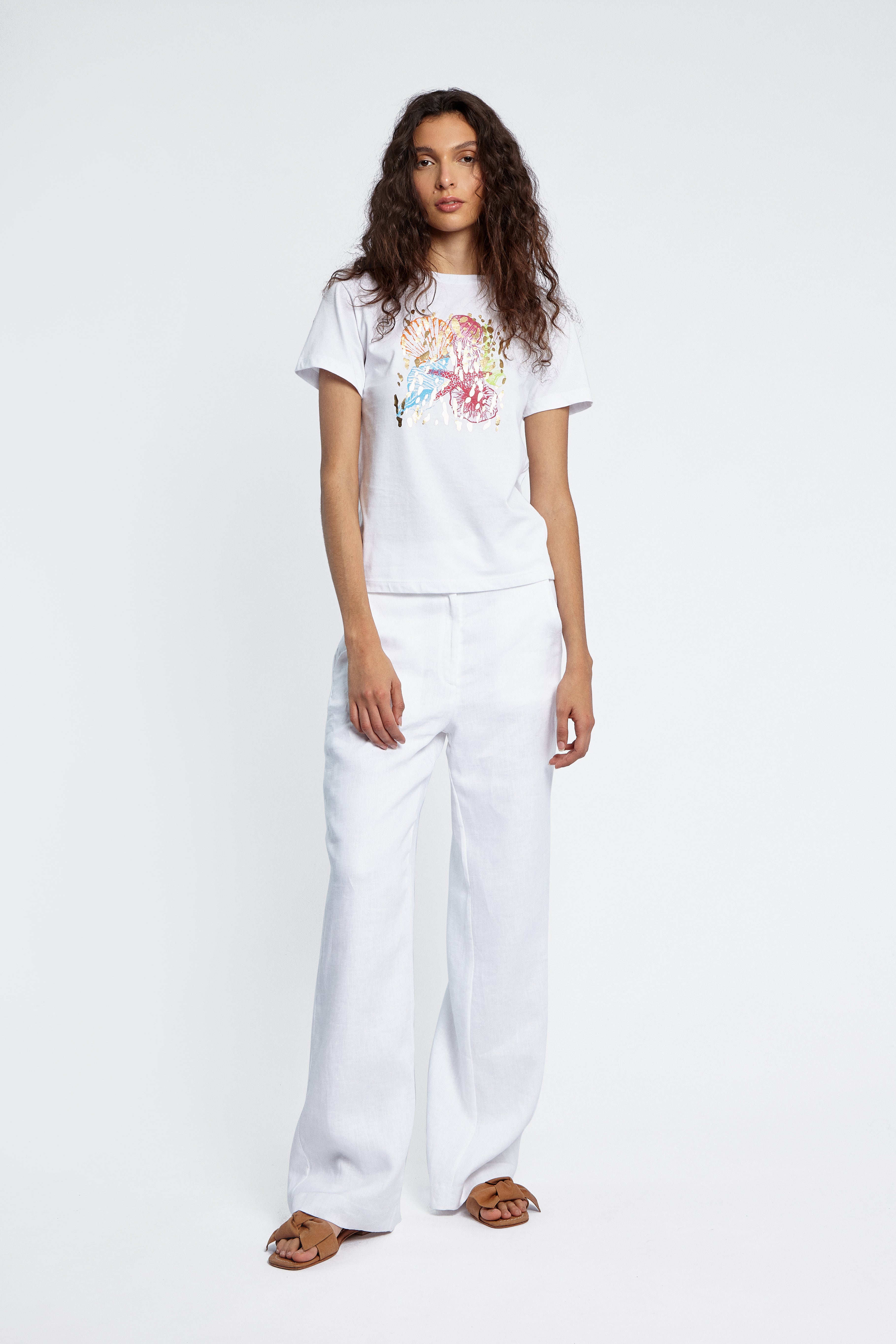 REMERA FOIL MILOS BLANCA