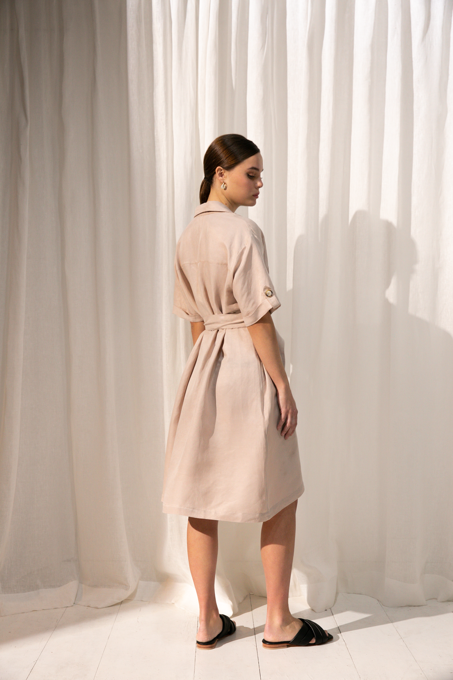 VESTIDO CANDANCE CAMEL